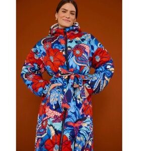Farm Rio reversible puffer coat M